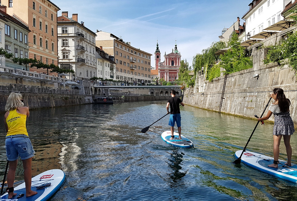 paddle ljubljana voyage sportif