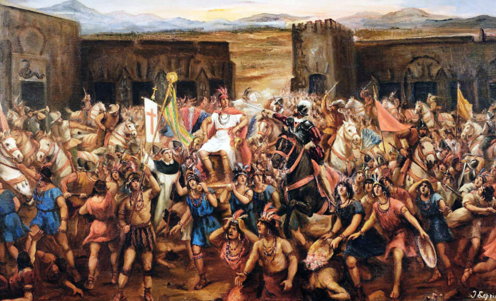 capture de l'empereur inca Randonnée vers notre premier campement