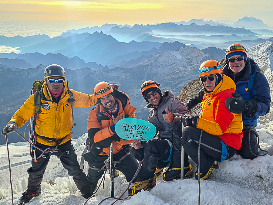 Ascension trekking Hayna Potosi Bolivie